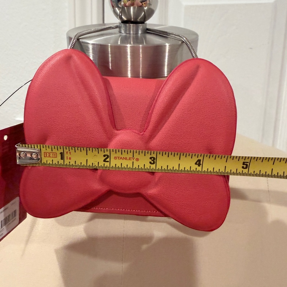 Disney x Forever 21 Red Mini Bag with Minnie Mouse Bow - Picture 3 of 9